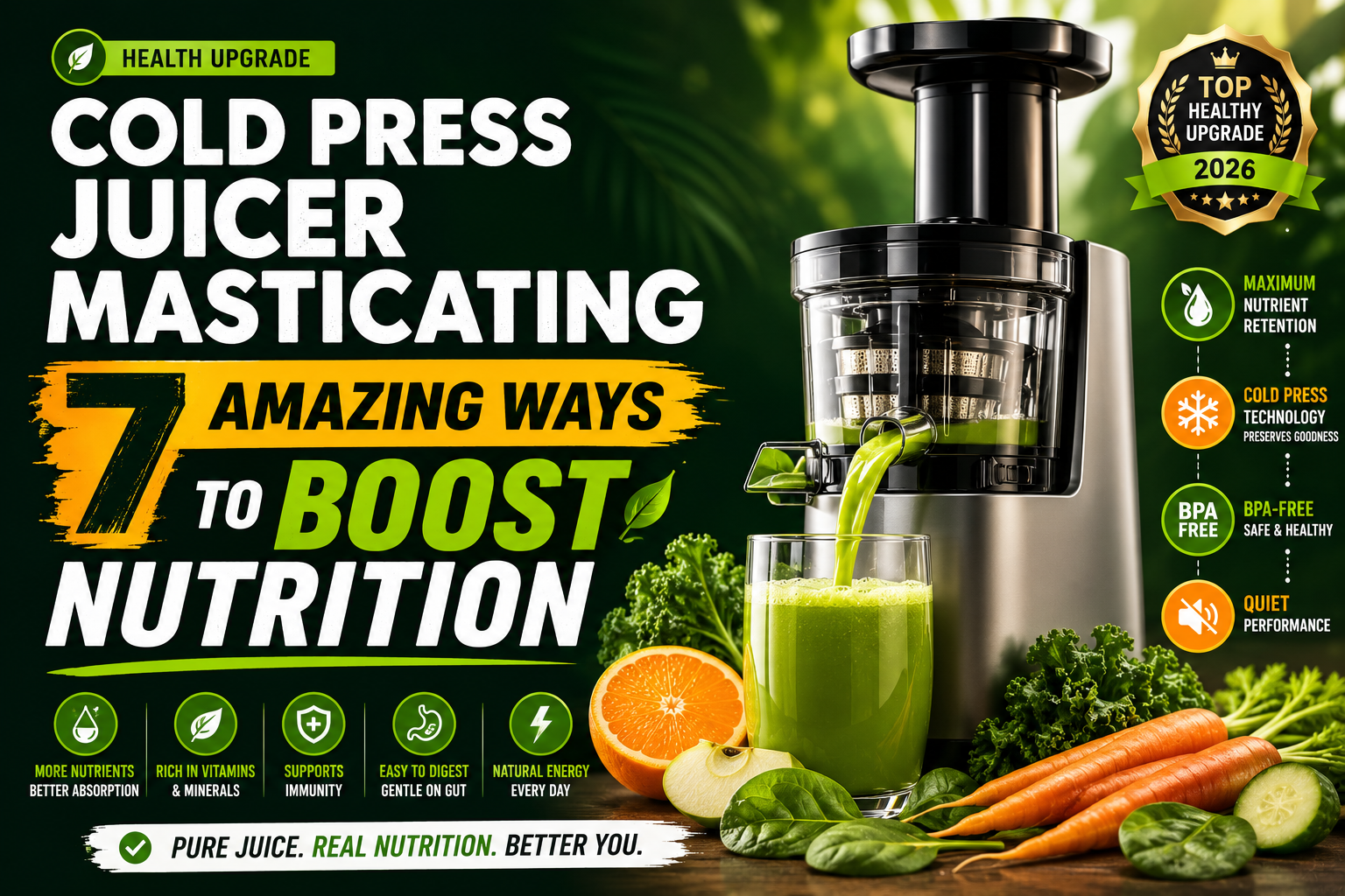 cold press juicer masticating