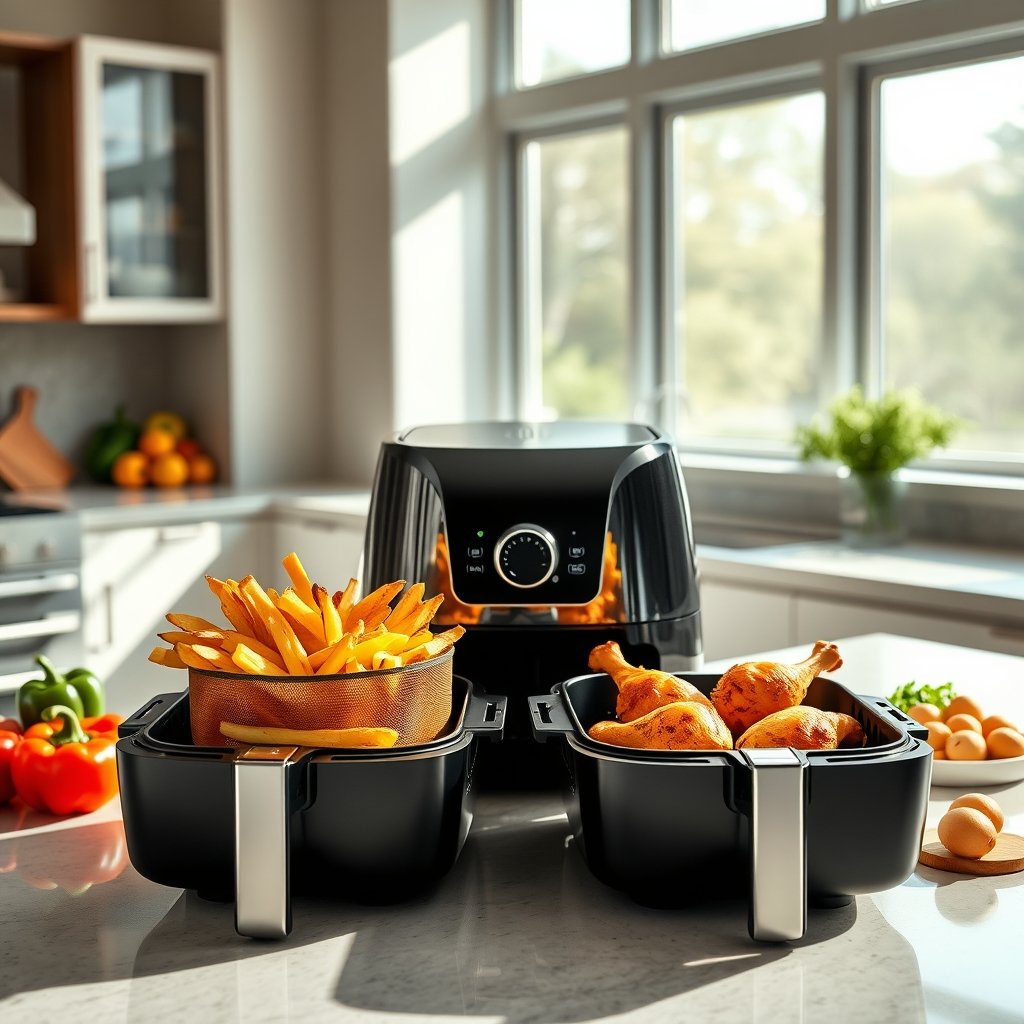 dual airfryer product view