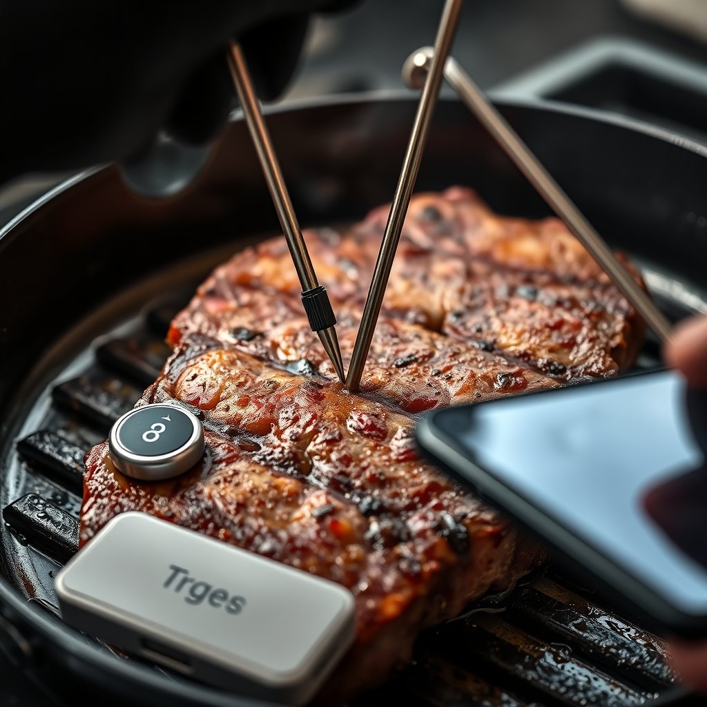 wireless smart meat thermometer - Illustration 2